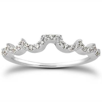 3/4ct Heart Shape Diamond Engagement Ring Set 14K White Gold