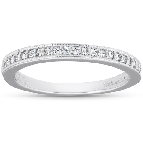 1/8ct Diamond Ring 14K White Gold