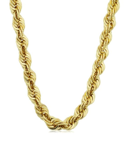 Men's 14k Yellow Gold Filled 6-mm Rope Chain Necklace