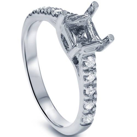Diamond Semi Mount Engagement Setting Mounting 14K Ring