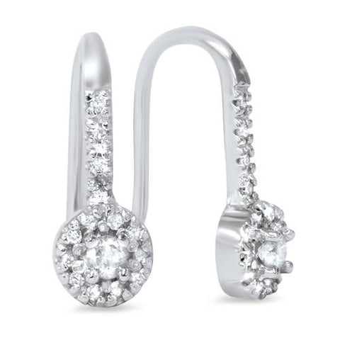 5/8ct Diamond Earrings White Gold