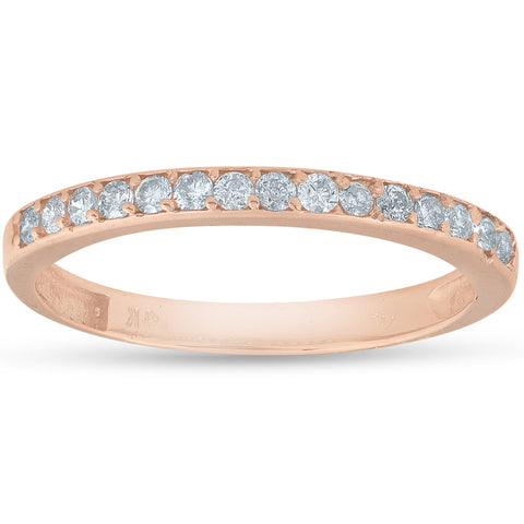 1/4ct Diamond Ring in 14k White, Yellow, or Rose Gold