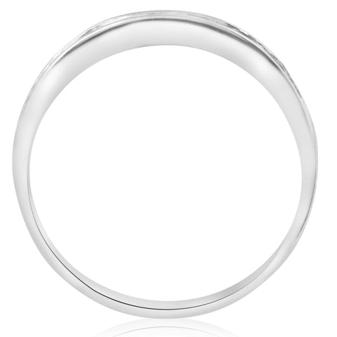 Engagement Anniversary Ring 14K White Gold Round Cut 0.25 Ct New Diamond Jewelry